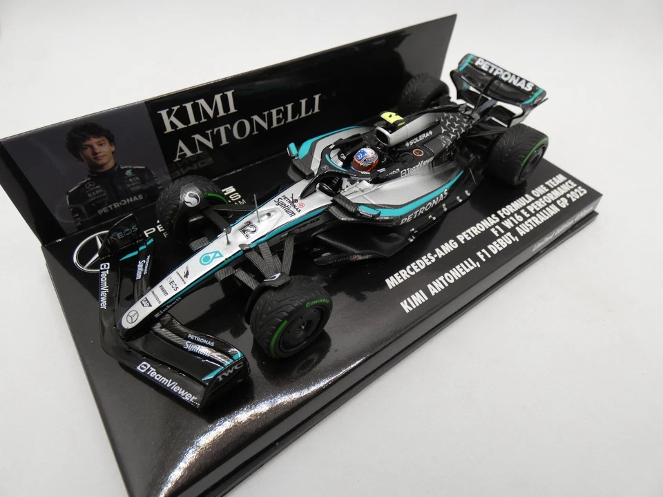 Mercedes AMG W16 E Kimi Antonelli #12 Australian GP 2025 Minichamps 1/43 F1 - Photo 2/3