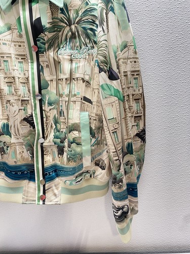 Philipp Plein Mens Satin Coster Supercar Racing Club Jacket Size L/IT 50 Green - Picture 4 of 15