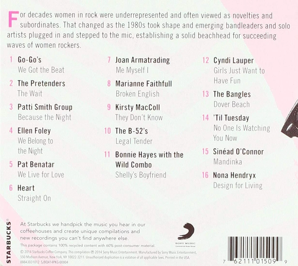 Go-Go's She Rocks: the 80s Wave of Women Rockers (CD) - Image 2 of 2