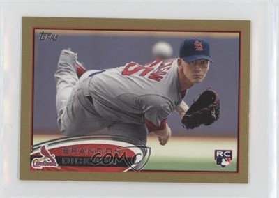 2012 Topps Mini Gold 39/61 Brandon Dickson #559 Rookie RC 0t2
