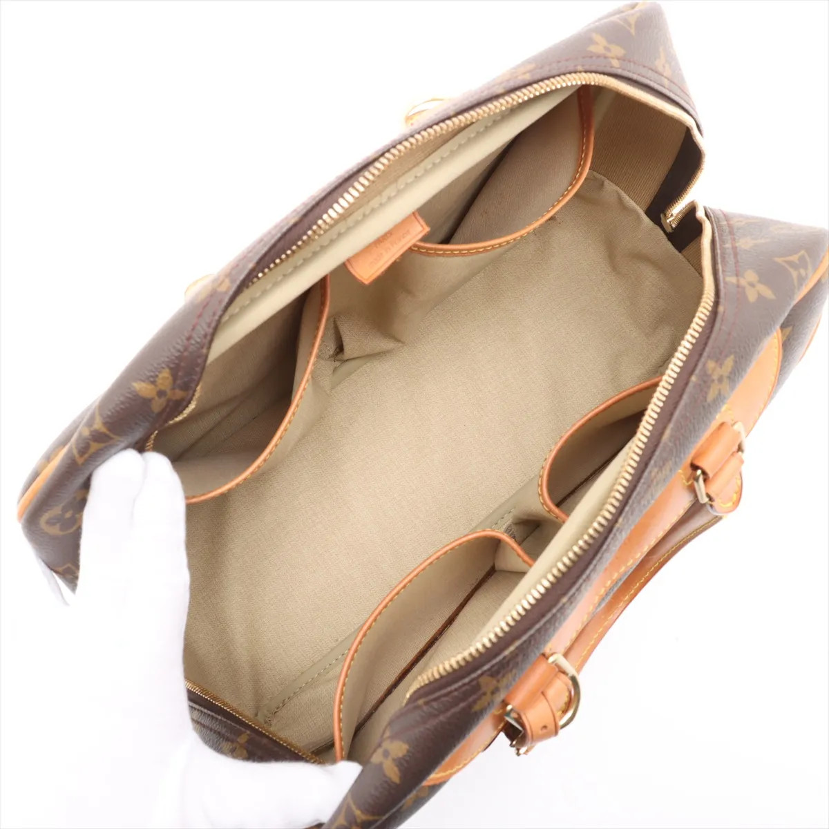 Louis Vuitton Monogram Deauville M47270 Brown thumbnail 7