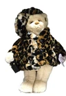 Annette Funicello Collectible Bear GiGi Limited Edition #895 Leopard Coat 15"