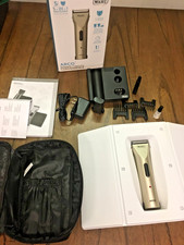 NEW Wahl Prof Animal Arco Pet Dog Cat Hair Clipper 2 Batteries Charger 4 Clips