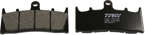 Bremsbelagsatz Scheibenbremse Organic Allround TRW MCB659 FüR Suzuki Kawasaki VZ-image