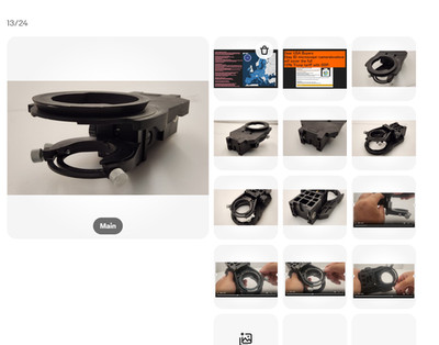 Nikon Mikroskop Eclipse E600 Stage Carrier Halter mit Kondensator 35174