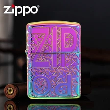 Armor Multi Colour Surround Logo Zippo Lighter US Shipping