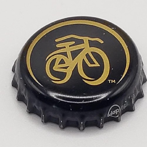 Kronkorken Krone Schwarz Gold Fahrrad Neu Belgien Brauerei CO Bier Brauerei - Bild 2 von 2