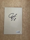 OG ANUNOBY Signed WOOD PIECE “6 X “4 Autographed New York Knicks JSA COA