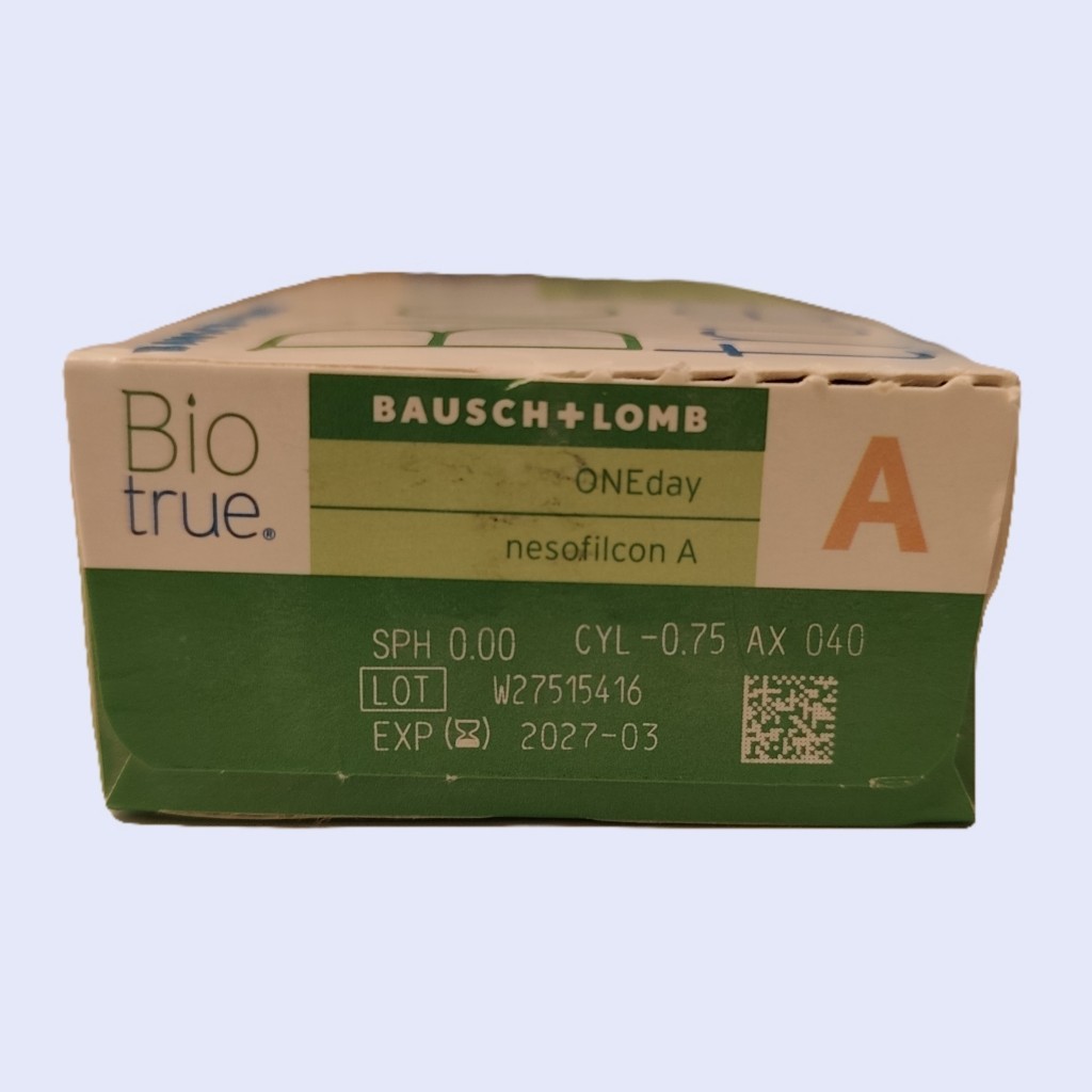 BIOTRUE® ONEDAY FOR ASTIGMATISM Ax 040 la liberté pour le sport et les écrans