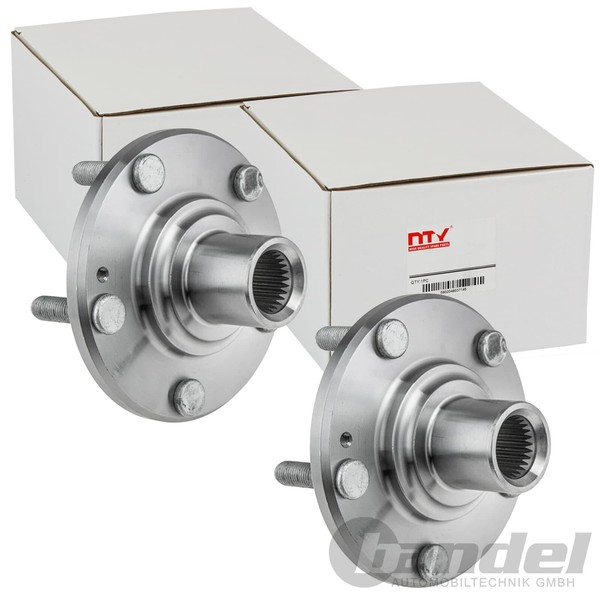 2X NTY Radnabe Vorne Beidseitig Passend FÜR Hyundai Elantra I30 Matrix KIA-image