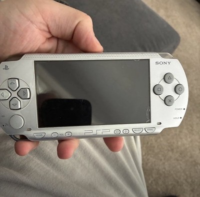 JapaneseSony PSP Silver Handheld System Video Game Console for Sony PSP Platform
