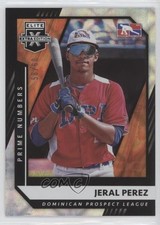 2021 Panini Elite Extra Edition Prime Numbers B 58/60 Jeral Perez #199 0j81