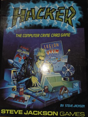 Hacker The Computer Crime Card Game 1313 Steve Jackson 1995 Complete Rare