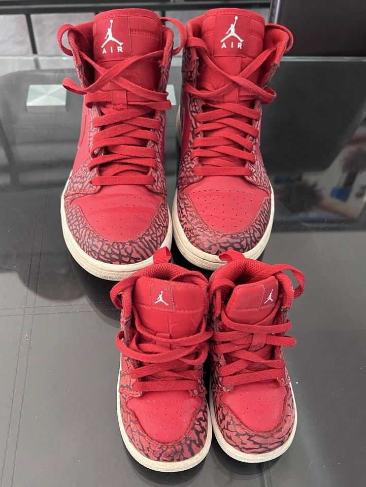 NIKE AIR JORDAN 1 RETRO ALTO 'ELEFANTE ROJO' Combo Foto 2 de 4