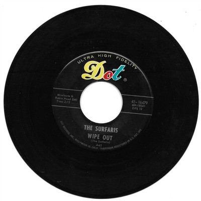 The Surfaris: ''Wipe Out'' / ''Surfer Joe'' - '63 Surf Rock - plays NM - juker!