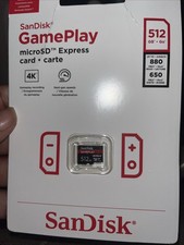 Sandisk GAMEPLAY MICRO SD EXPRESS 512GB for NINTENDO SWITCH 2 - FASTEST HTF