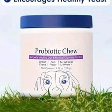 Probiotic Chew Soft Chews for Dogs Digestion, Immune Support, Allergy Relief