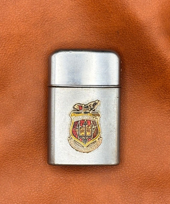 Mid 1950's Ronson Lighter for USS Saratoga (CVA-60) Super Windlite