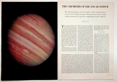 1970s The Chemistry of the Solar System Article John S. Lewis Planets NASA