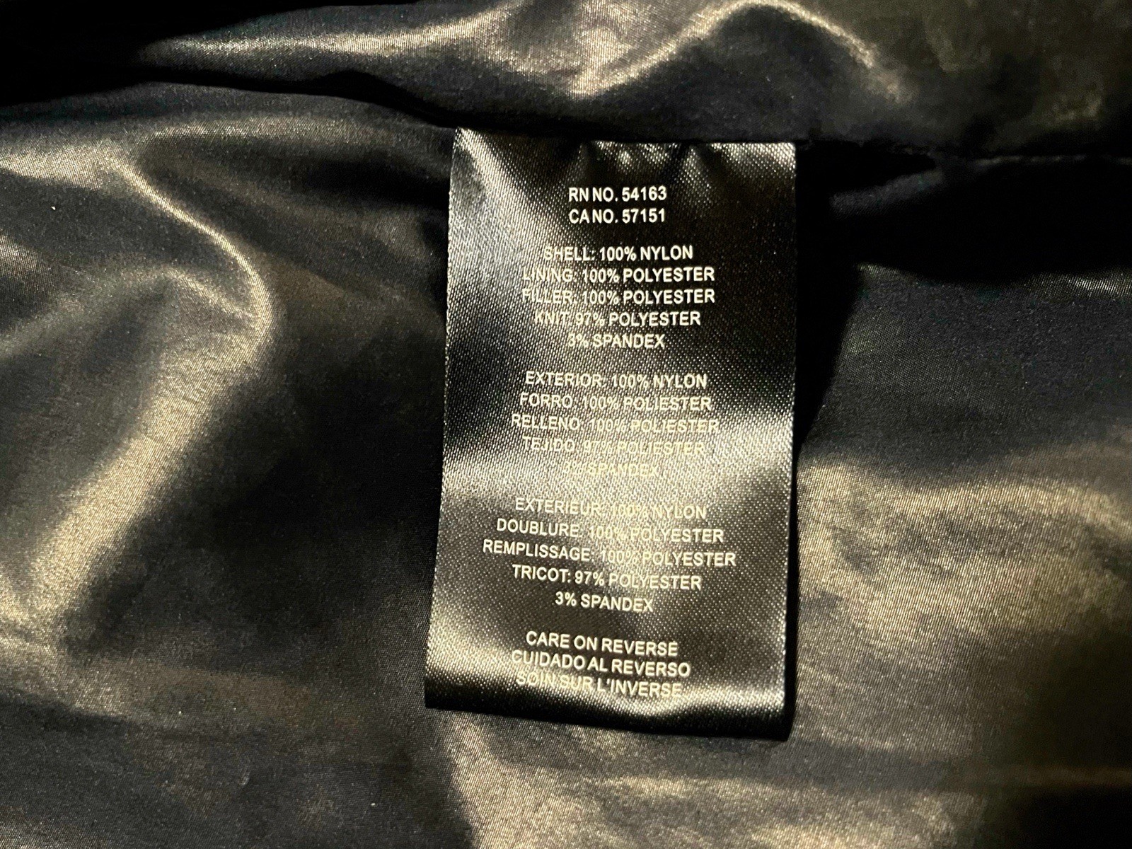 Tommy Hilfiger Men's Hooded Puffer Jacket Royal Blue Zip Quilted Nylon Large thumbnail 8