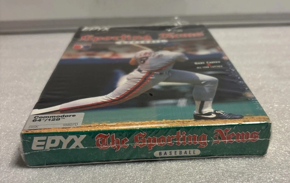 Sporting News Baseball Commodore 64 Epyx Complete  Untested - Image 4 of 4