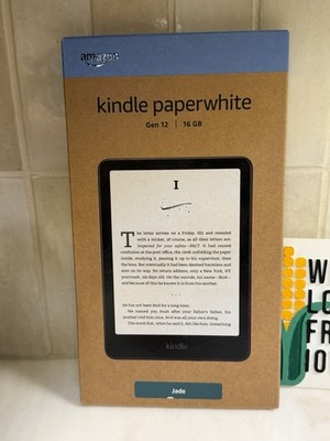Amazon Kindle Paperwhite (12th Gen) 16GB 7'' Screen E-Reader Jade New & Sealed