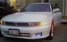 Led Halo Driving Lamps Angel Eye Fog Lights Kit For 1999-2003 Mitsubishi Galant Led Halo Driving Lamps Angel Eye Fog Lights Kit For 1999-2003 Mitsubishi Galant