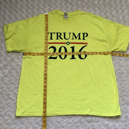 T-shirt Trump 2016 giallo brillante XL maglietta Gildan - Foto 4 di 5