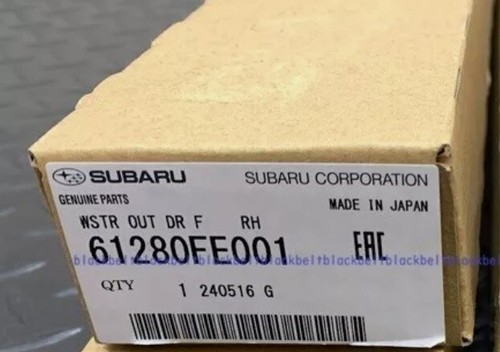 SUBARU Impreza Genuine WeatherStrip Side Door Out Front RH 61280FE001 - 第 1/3 張圖片