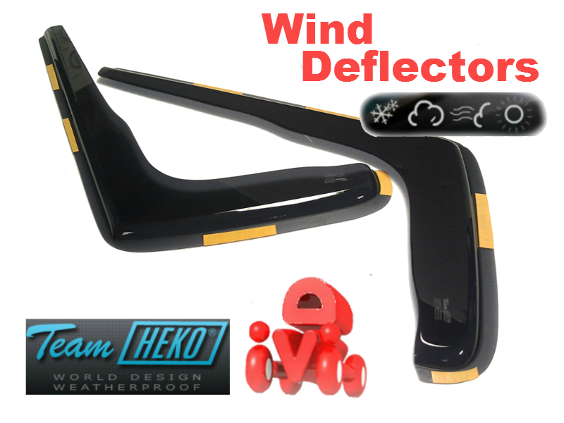 For Opel Vivaro II 2014 2019 Wind deflectors 2.pc HEKO 27189 eBay