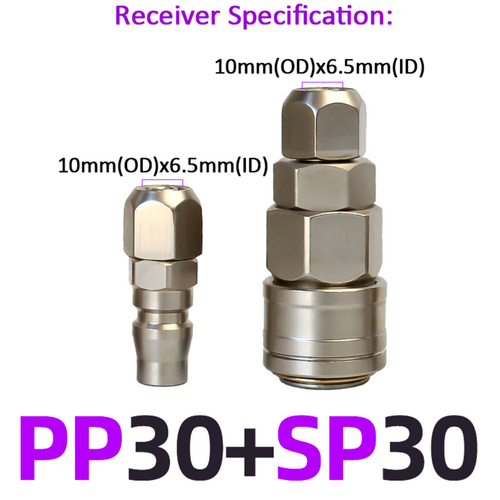 Air Line Hose Compressor Fitting Connector Quick Release Coupler Female Male Set - Picture 44 of 45