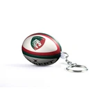 Leicester Tigers Rugby Ball Keyring