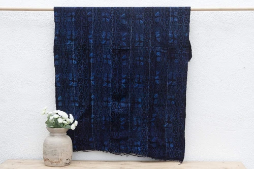 Blue Tundra Indigo Mud Cloth