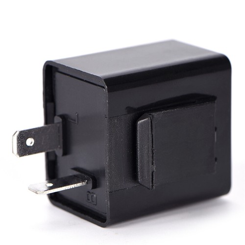 12V 2 Pin Motorcycle Blinker Adjustable LED Flasher RelayTurn Signal Indicator* - Picture 3 of 8