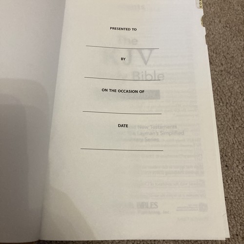KJV STUDY BIBLE HARD BACK ATLAS EDITION RED LETTER INDEXED - Picture 4 of 12