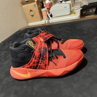 kyrie 2 orange and black