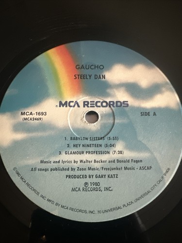 Steely Dan Gaucho Vinyl LP EX /G+ Ultrasonically Cleaned - Bild 4 von 11