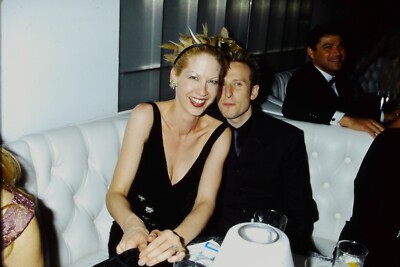 JENNA ELFMAN, HUSB., BODHI ELFMAN, 1999, 35mm Slide