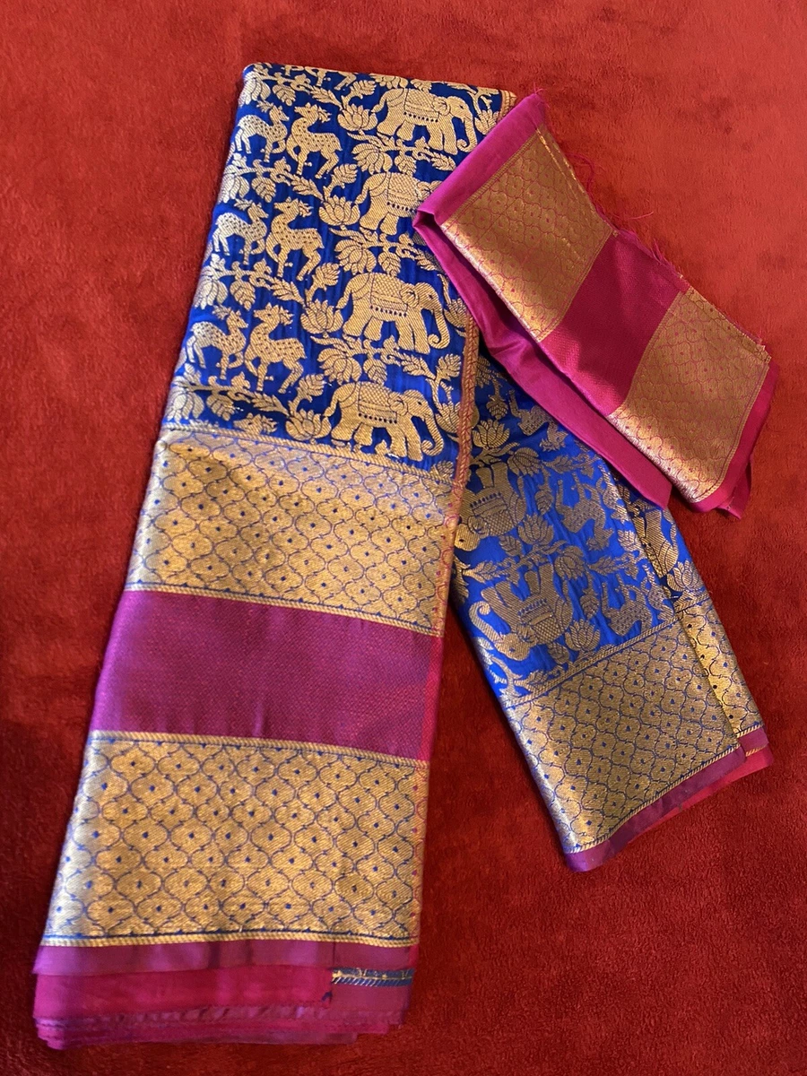 Cotton blouse piece clearance online