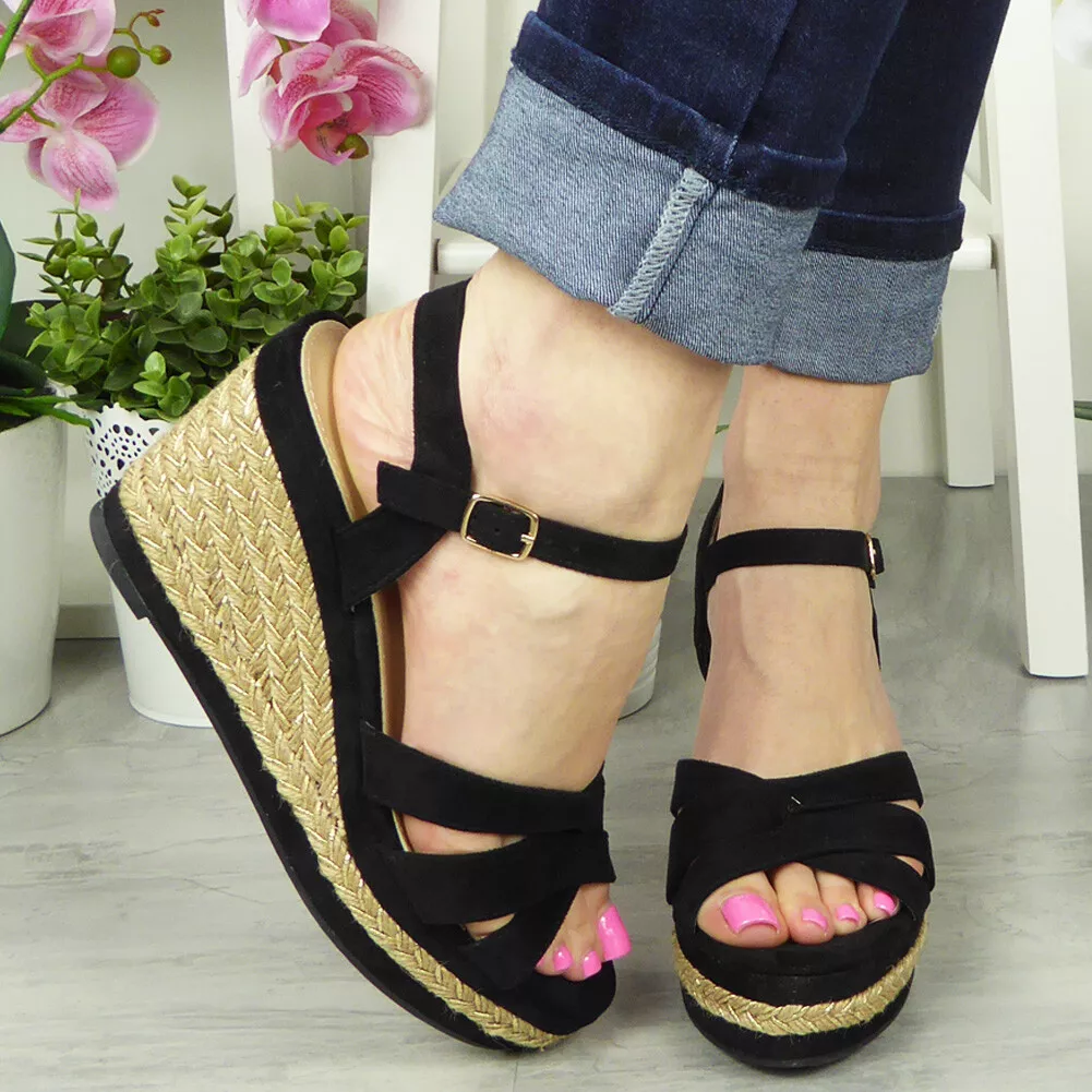 Rome Stylish High Quality Wedge Heel Sandals Transparent Dress Casual Shoes  Female Sandals | Fruugo IN