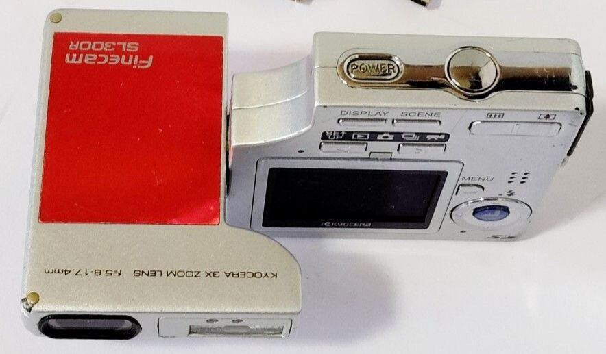 Kyocera SL300R RED Finecam Compact Digital Camera Contax