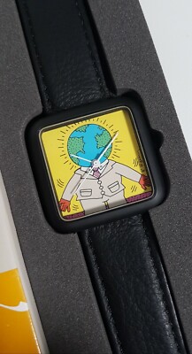 Keith Haring Special Editions Limited 1991 Art Watch ''Global Man'' - neu in box