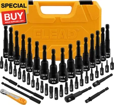 47-Piece Magnetic Nut Driver & Screwdriver Bit Set - Strong Magnetic Nut Drivers