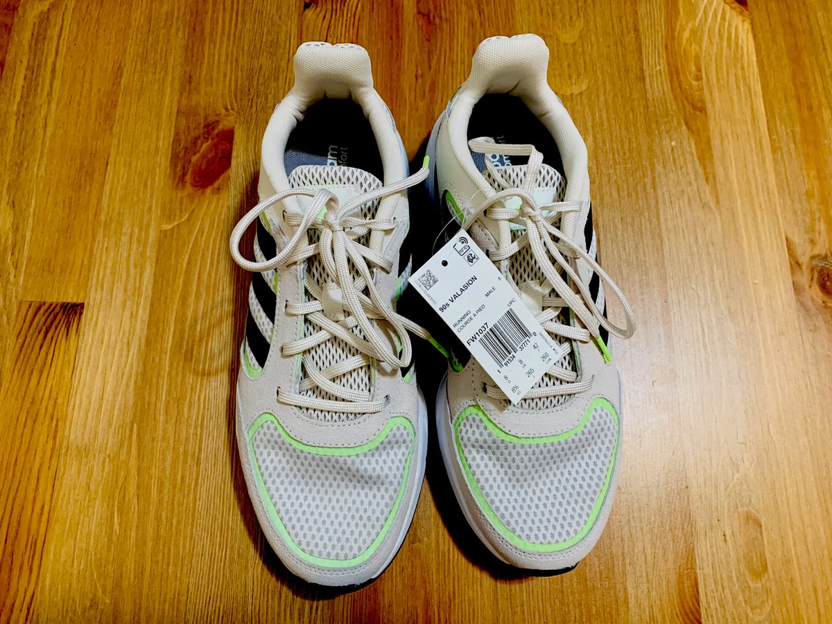 Adidas 90 Valasion Cloud Foam off white athletic shoes FW1037 NWOB