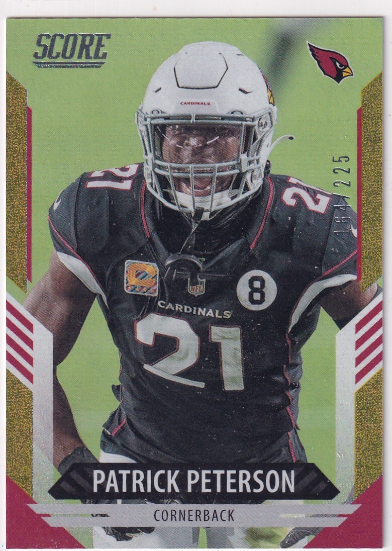 2021 Score #245 Patrick Peterson Dots Gold #/225