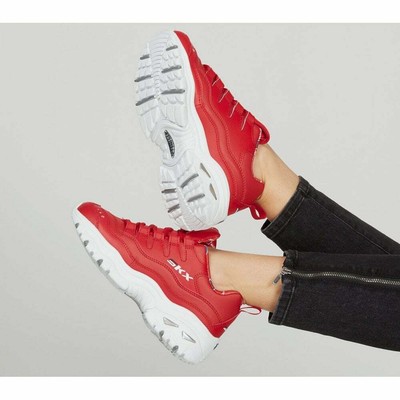 skechers energy skx chunky trainers in white