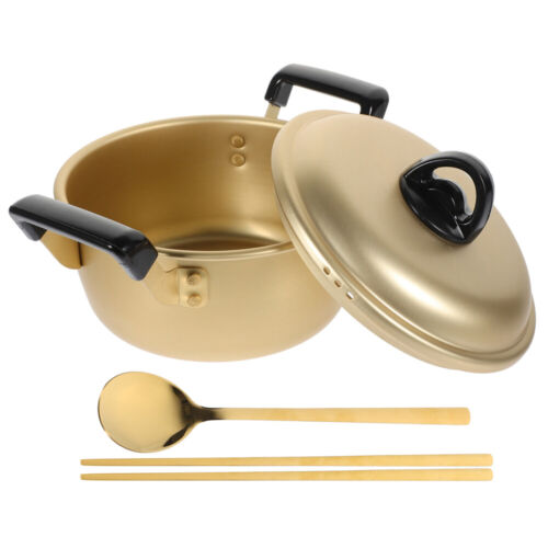 Korean Noodle Pot Ramen Noodles Stockpot Kitchen Stew Pot Soup Pot with Lid