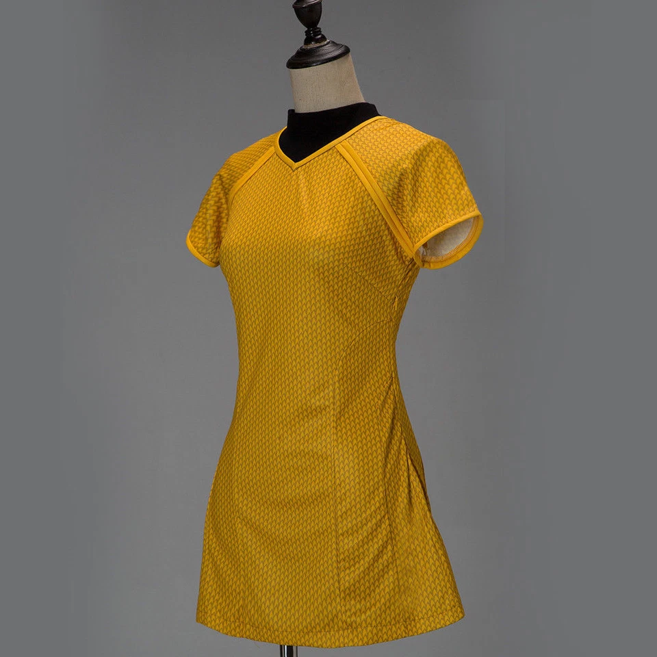 Vestido Flota Estelar Into Darkness Juegos con disfraces Uniforme Amarillo Disfraz Nuevo Foto 2 de 4