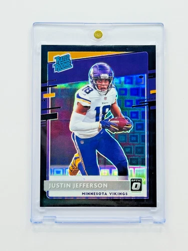 2020 Donruss Optic Justin Jefferson Rated Rookie BLACK PANDORA 1/25 RC FOTL SSP