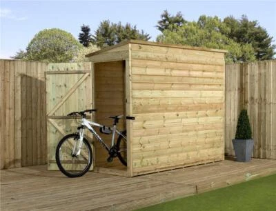 EMS RETAIL Empire 2200 Pent Garden Shed 6X3 SHIPLAP T&G PRESSURE TREATED NO WINDOWS